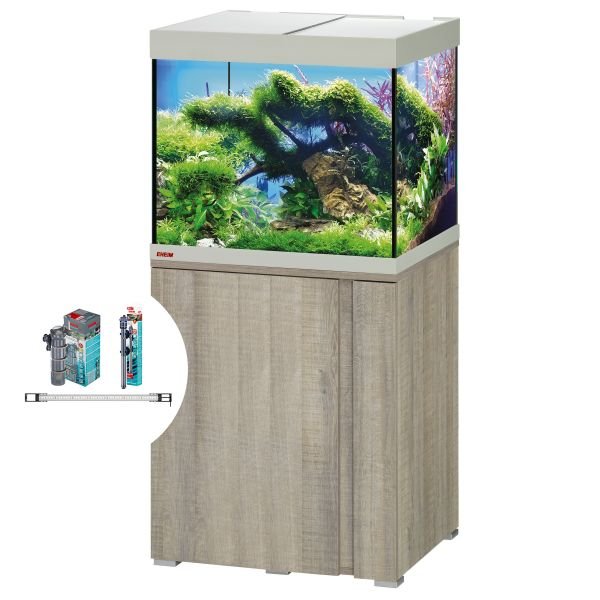 Eheim vivaline LED 150 2x12W (LED) акваріумний комплект сірий дуб з тумбою (0613021)