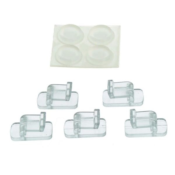 Клипсы для стекла (5x) и ножки (4x) для Eheim aquastyle/nano shrimp (7428858)