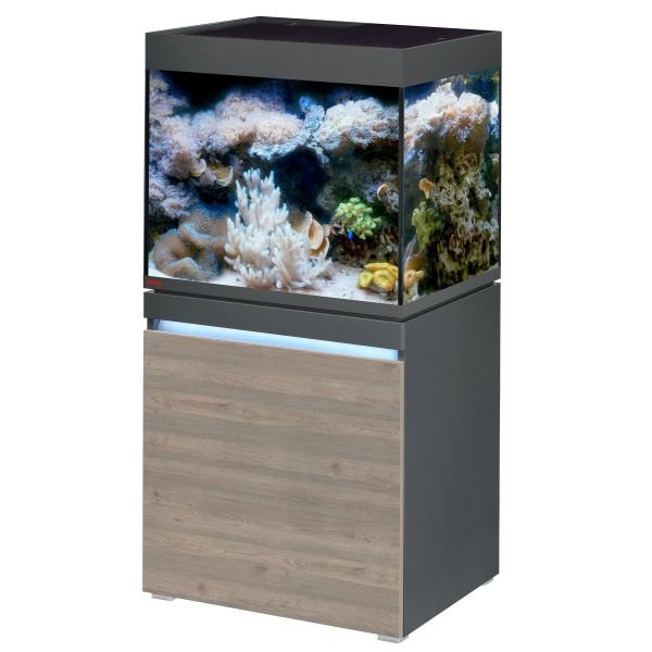 Eheim incpiria marine 230 graphit/rustic oak (0692517) акваріумний морський комплект з тумбою під замовлення