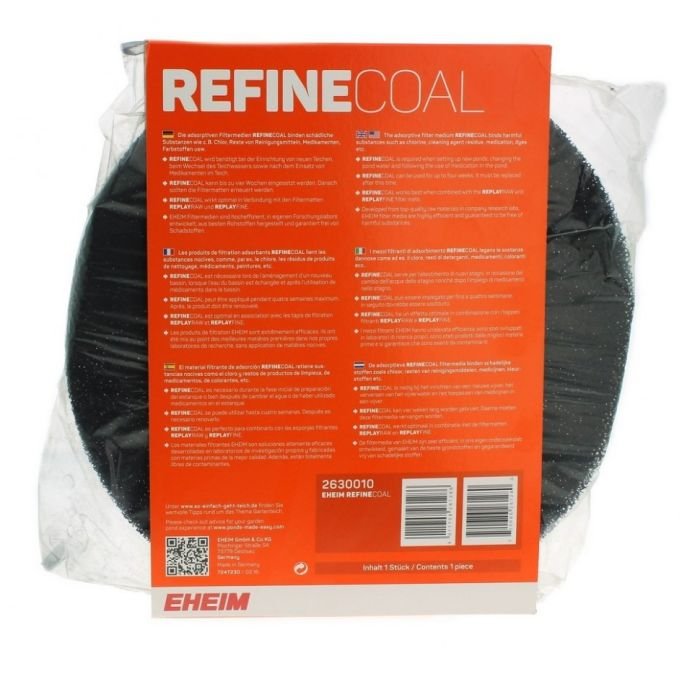 Eheim REFINECOAL PRESS7000/10000 (2630010) губчастий фільтр з активованим вугіллям
