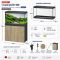 Акваріумний комплект Eheim vivaline LED 180 1x13.4W (LED) anthracite/wood з тумбою (0613045)