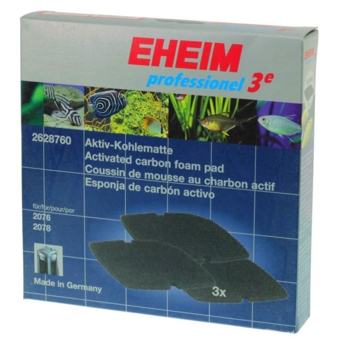 Фільтруючі прокладки для Eheim professionel 3e 5e+ 450/700/600T (2076/2078, 2178) (2628760) з активованим вугіллям 