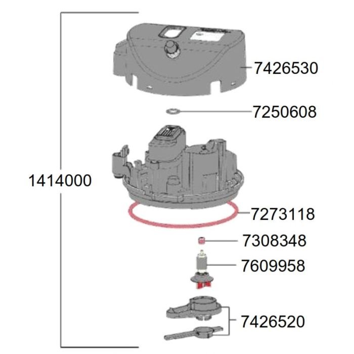 Голова для фильтра Eheim classicVARIO+e 250 (2214) (1414000)