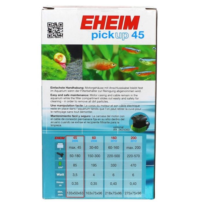 Eheim pickup 45 (2006020) внутрішній фільтр 
