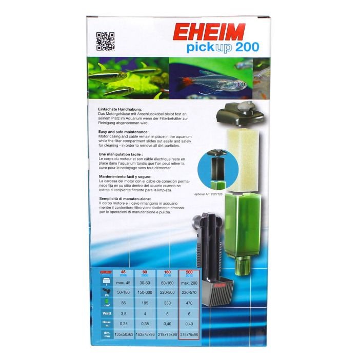 Eheim pickup 200 (2012020) внутрішній фільтр 