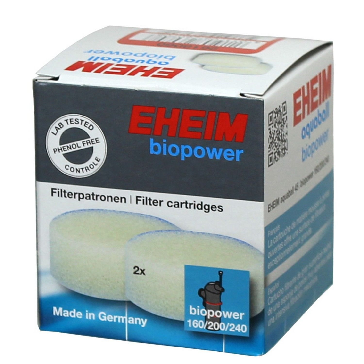 Картридж для Eheim biopower 160-240 (2618060) фильтрующий верхний