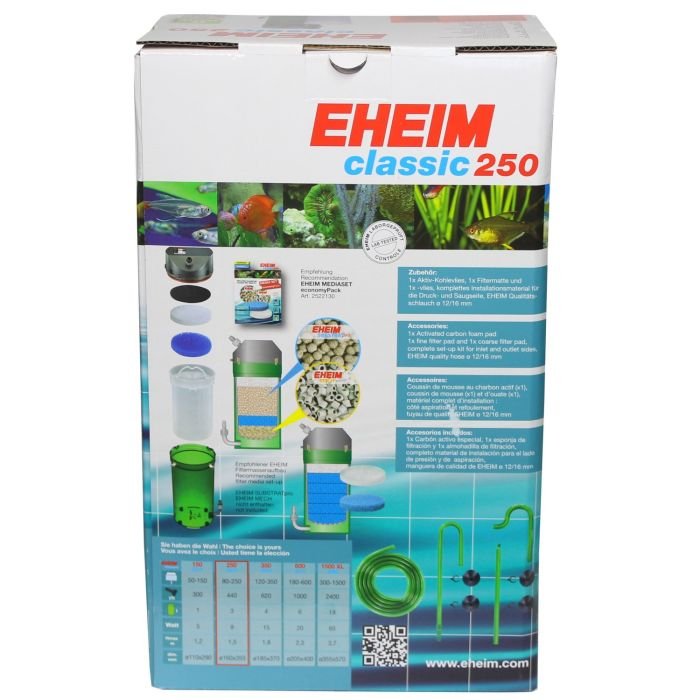 Eheim classic 250 Plus Media (2213050) зовнішній фільтр 